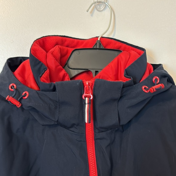 Tommy Hilfiger 3-1 All Weather System Jacket Sz L in Red and Navy - Picture 6 of 11